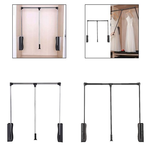 Metal pull down closet hanging - metal,