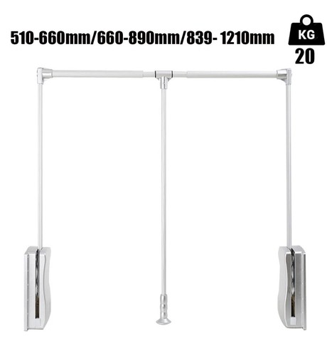 Pull down wardrobe lift - down, 10kg