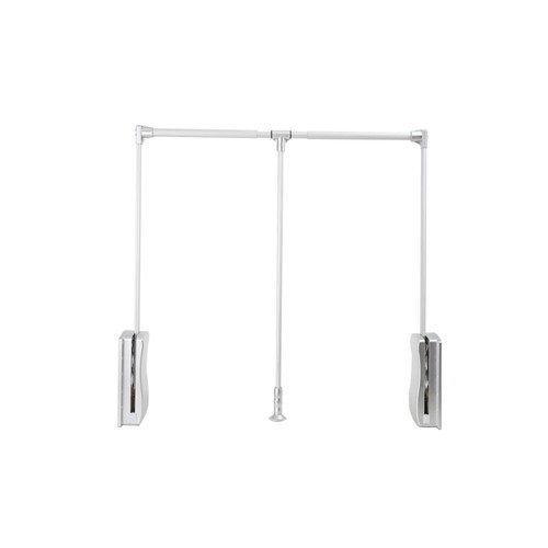 Pull down wardrobe lift rail - down,