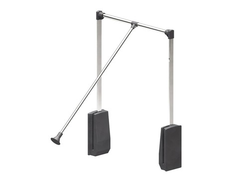 Pull down wardrobe rail - down,