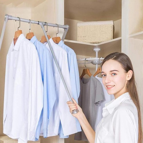 Lift pull down wardrobe rail - lift, /pull