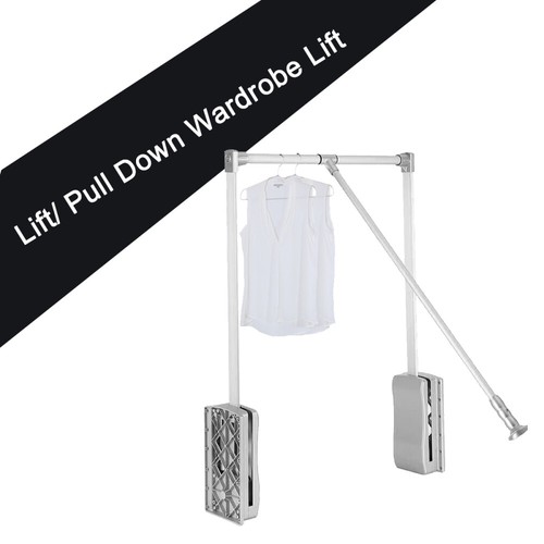 Pull down closet rods for - down,