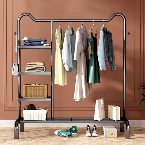 Modern heavy duty clothes - clothes, rail